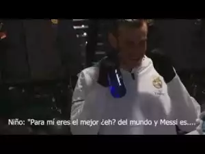 Video: Video: Moment Cristiano Ronaldo calls rival Messi a 